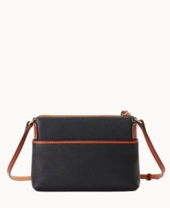 Pebble Grain Katie Crossbody Black -Dooney & Bourke B2340G AWBLPATN ALT3