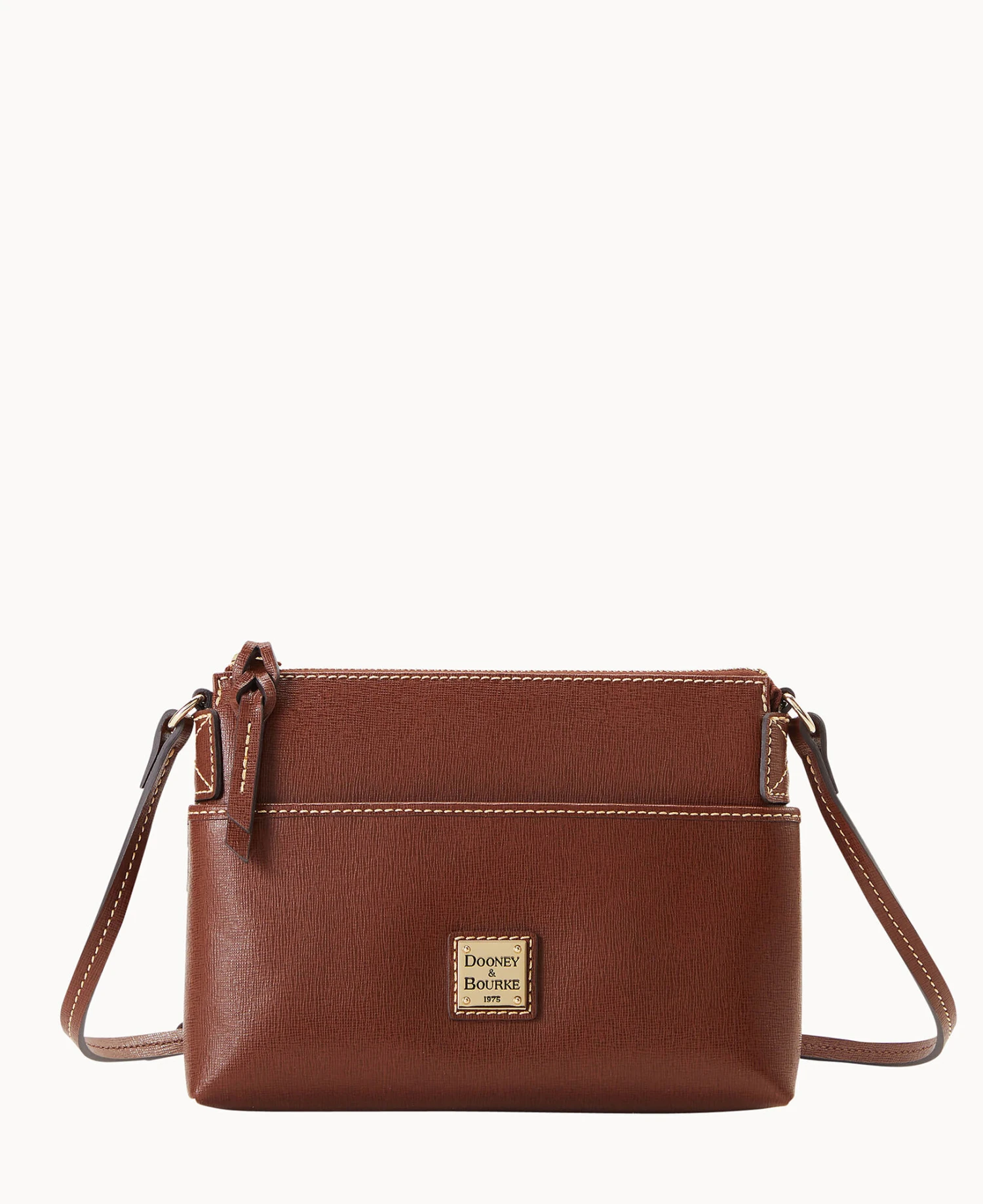 Saffiano Katie Crossbody Amber 1 Saffiano Katie Crossbody Amber