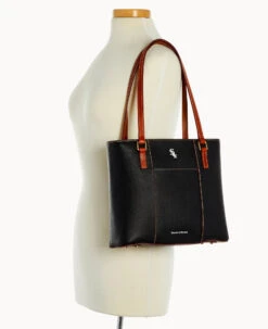 MLB White Sox Small Lexington WHITE SOX -Dooney & Bourke B2342G AWBLPATNWHSX ALT4