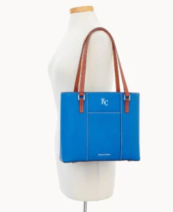MLB Royals Small Lexington Royals 15 MLB Royals Small Lexington Royals -Dooney & Bourke B2342G AWBUPATNRYLS ALT4