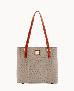 Ostrich Small Lexington Plum Wine -Dooney & Bourke B2342G OTGYPATN