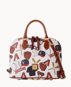 MLB Diamondbacks Zip Zip Satchel DIAMONDBACKS 13 MLB Diamondbacks Zip Zip Satchel DIAMONDBACKS -Dooney & Bourke B2343G QUMWPATNDBAK 1