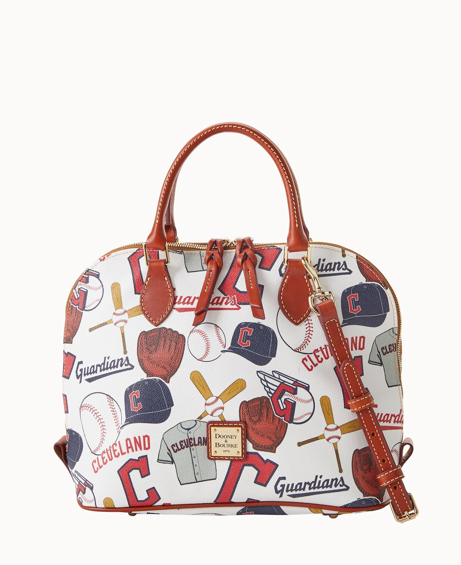 MLB Guardians Zip Zip Satchel GUARDIANS 9 MLB Guardians Zip Zip Satchel GUARDIANS - Image 9