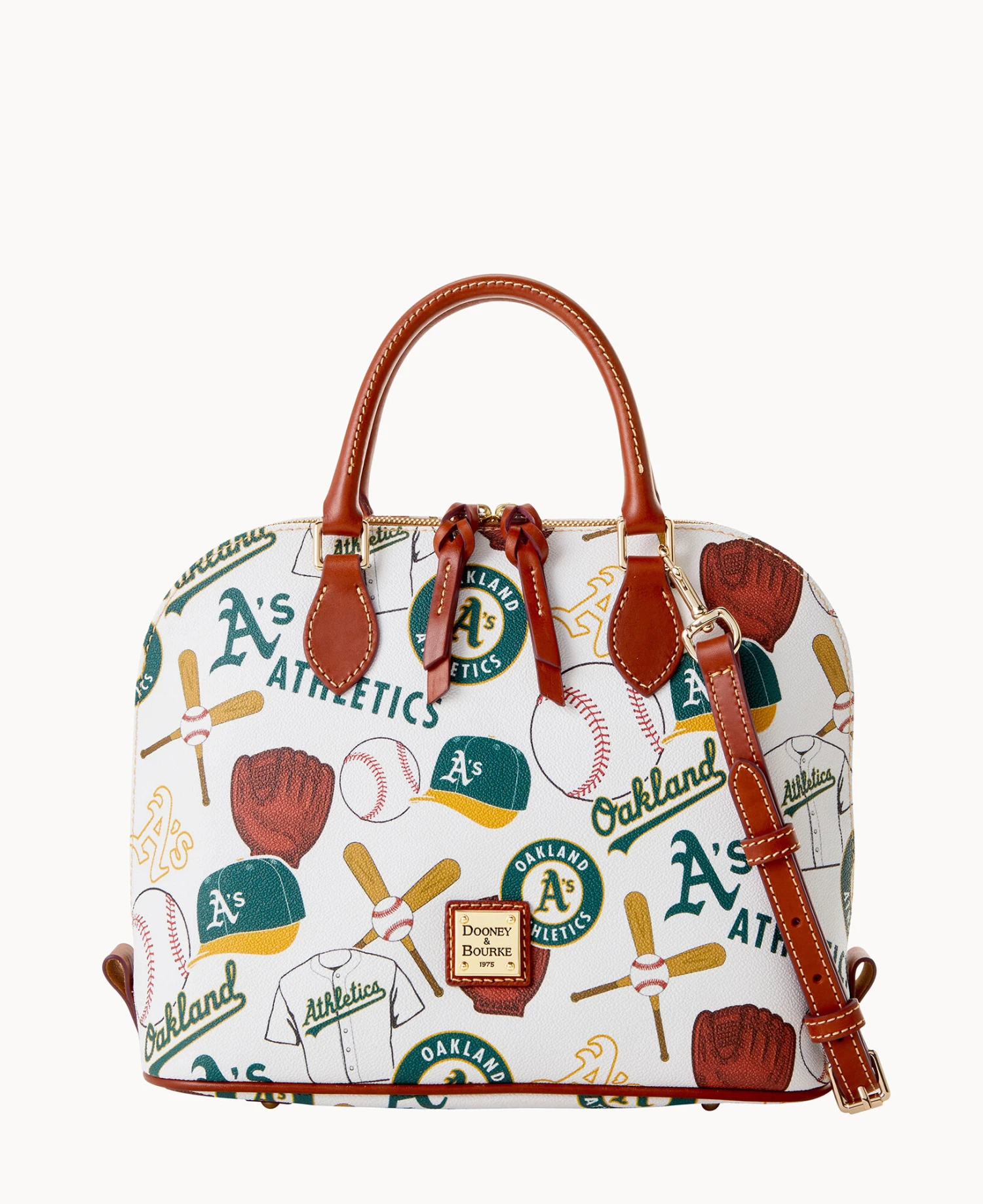 MLB Athletics Zip Zip Satchel ATHLETICS 9 MLB Athletics Zip Zip Satchel ATHLETICS - Image 9