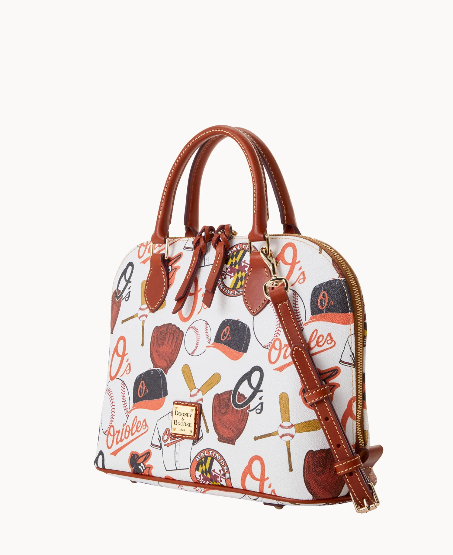 MLB Orioles Zip Zip Satchel ORIOLES 2 MLB Orioles Zip Zip Satchel ORIOLES - Image 2