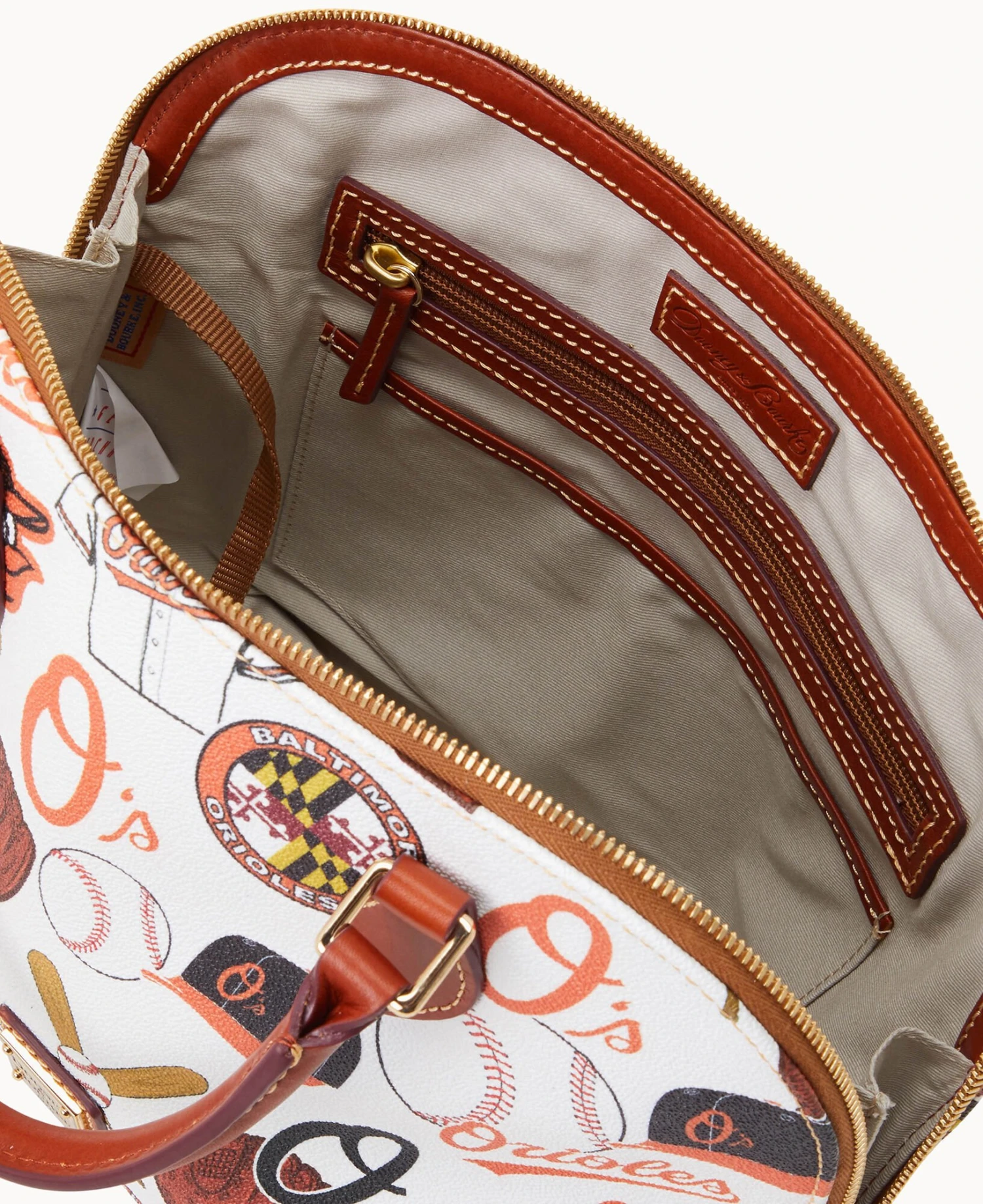 MLB Orioles Zip Zip Satchel ORIOLES 7 MLB Orioles Zip Zip Satchel ORIOLES - Image 7