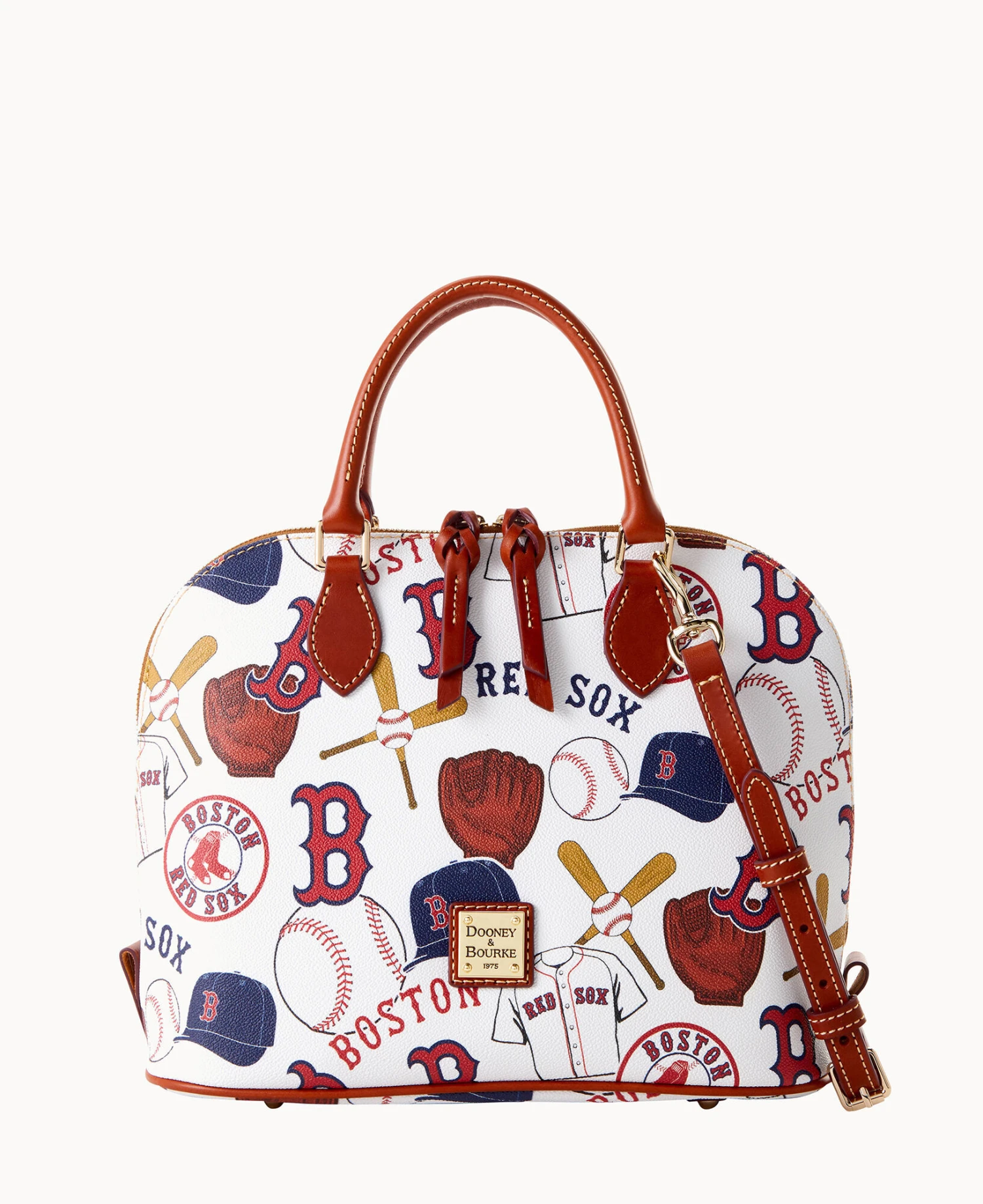 MLB Red Sox Zip Zip Satchel RED SOX 1 MLB Red Sox Zip Zip Satchel RED SOX