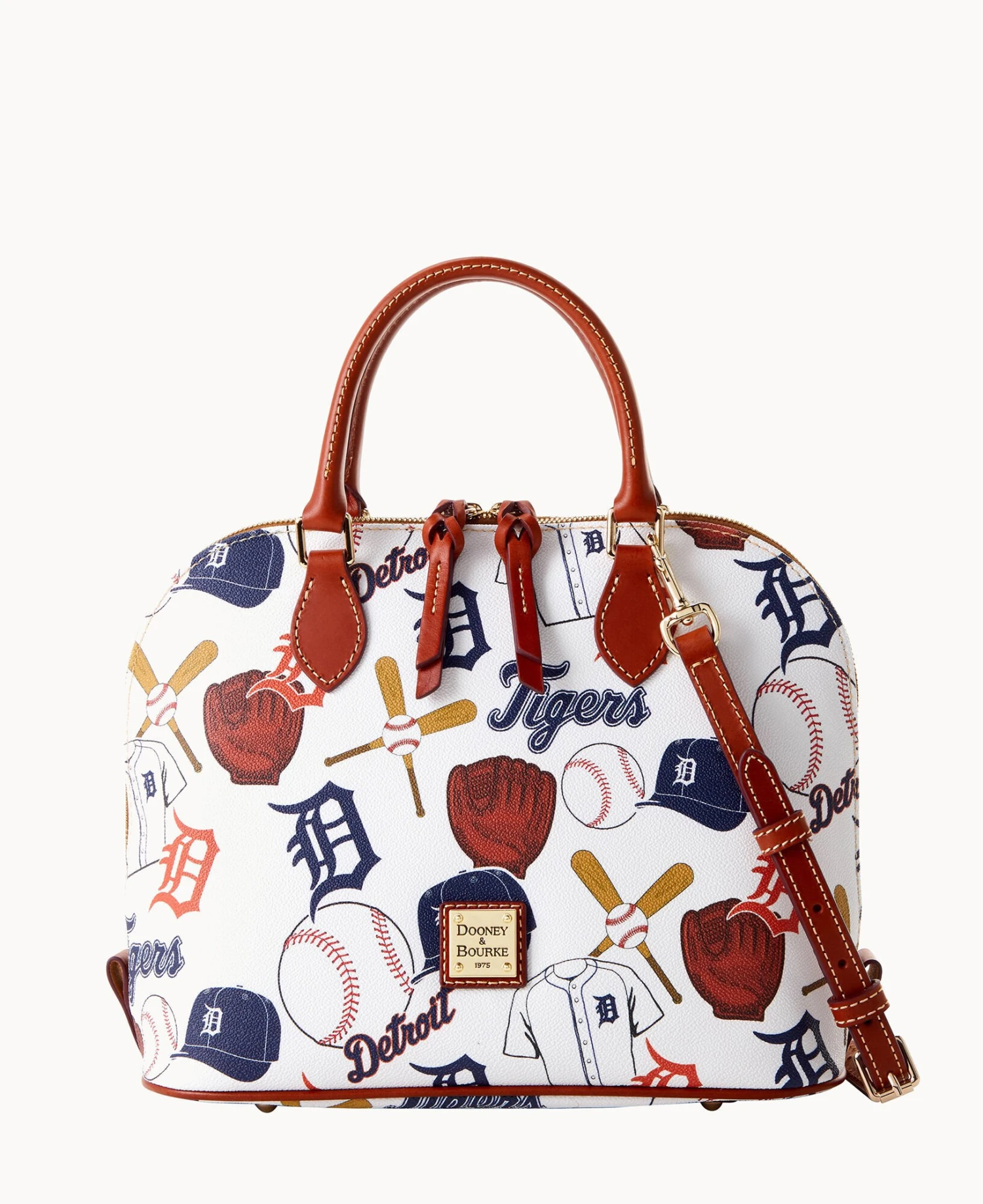 MLB Tigers Zip Zip Satchel TIGERS 5 MLB Tigers Zip Zip Satchel TIGERS - Image 5