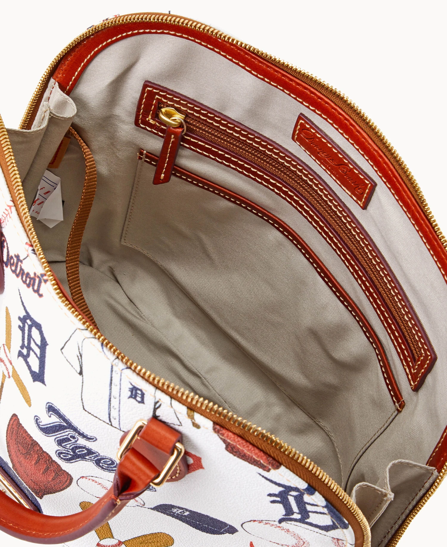 MLB Tigers Zip Zip Satchel TIGERS 3 MLB Tigers Zip Zip Satchel TIGERS - Image 3