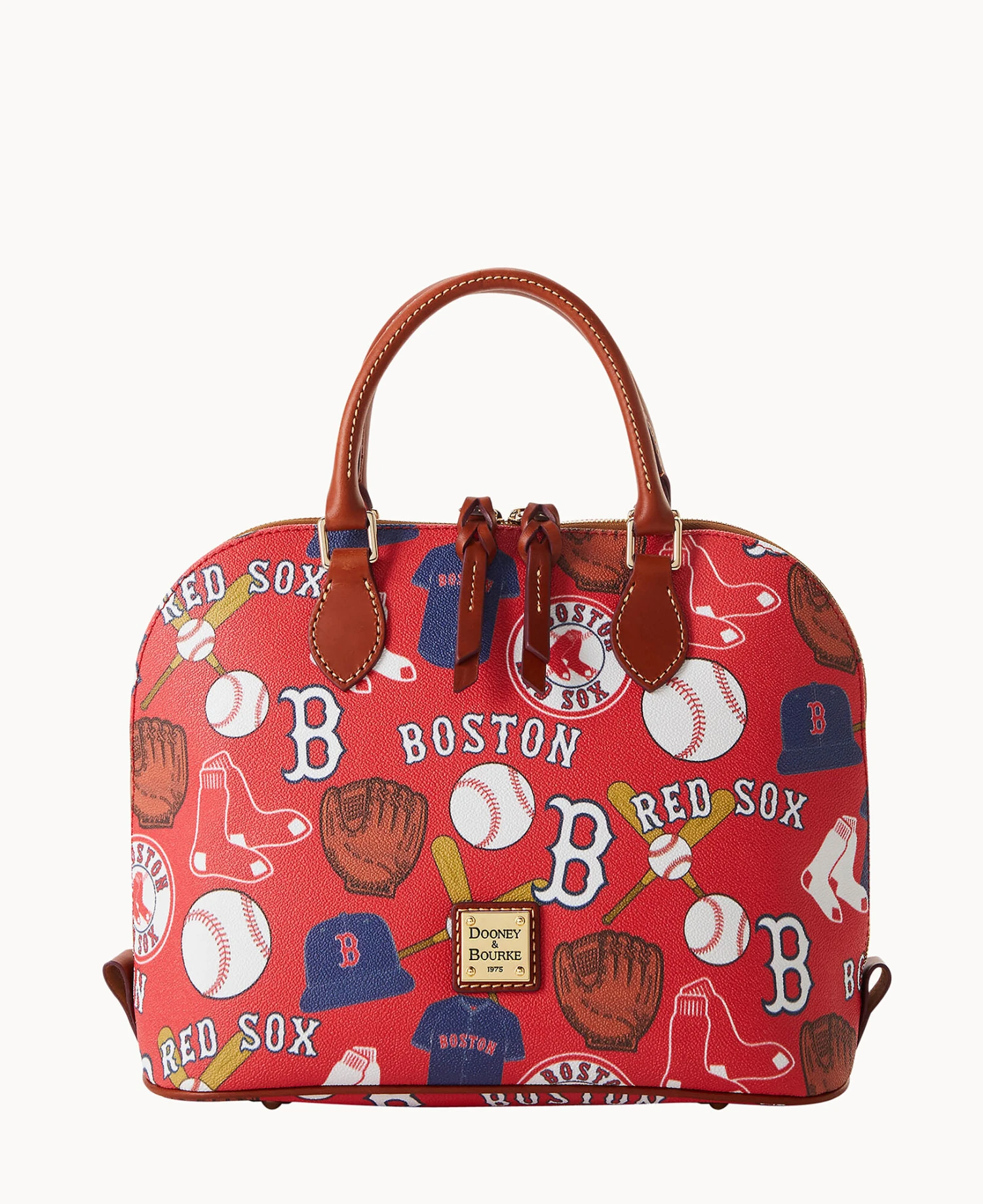 MLB Red Sox Zip Zip Satchel RED SOX 12 MLB Red Sox Zip Zip Satchel RED SOX - Image 12