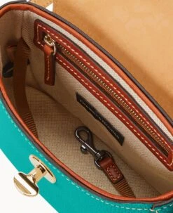 Pebble Turnlock Flap Saddle Spearmint -Dooney & Bourke B2375G 9PSPPATN ALT2 1