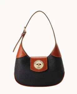 Pebble Turnlock Hobo 26 Hot Pink -Dooney & Bourke B2378G 9PBLPATN