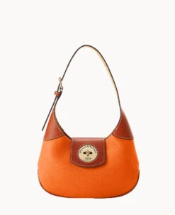 Pebble Turnlock Hobo 26 Hot Pink -Dooney & Bourke B2378G 9PCEPATN