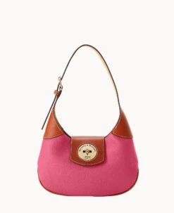 Pebble Turnlock Hobo 26 Hot Pink -Dooney & Bourke B2378G 9PHPPATN 2