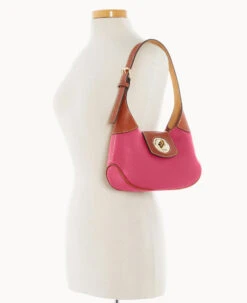 Pebble Turnlock Hobo 26 Hot Pink -Dooney & Bourke B2378G 9PHPPATN ALT4