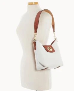 Pebble Turnlock Sac 22 White -Dooney & Bourke B2380G 9PWHPATN ALT4 1