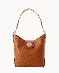 Ostrich Turnlock Sac 30 Light Taupe -Dooney & Bourke B2381G OTCAPATN