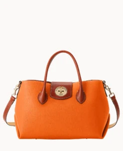 Pebble Turnlock Handle Tote 30 Spearmint -Dooney & Bourke B2382G 9PCEPATN