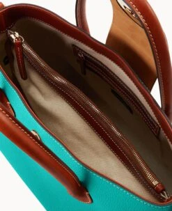Pebble Turnlock Handle Tote 30 Spearmint -Dooney & Bourke B2382G 9PSPPATN ALT2