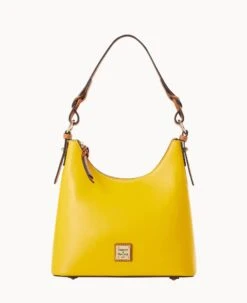 Wexford Leather Bryce Hobo Marigold -Dooney & Bourke B2400G JKSNPANA