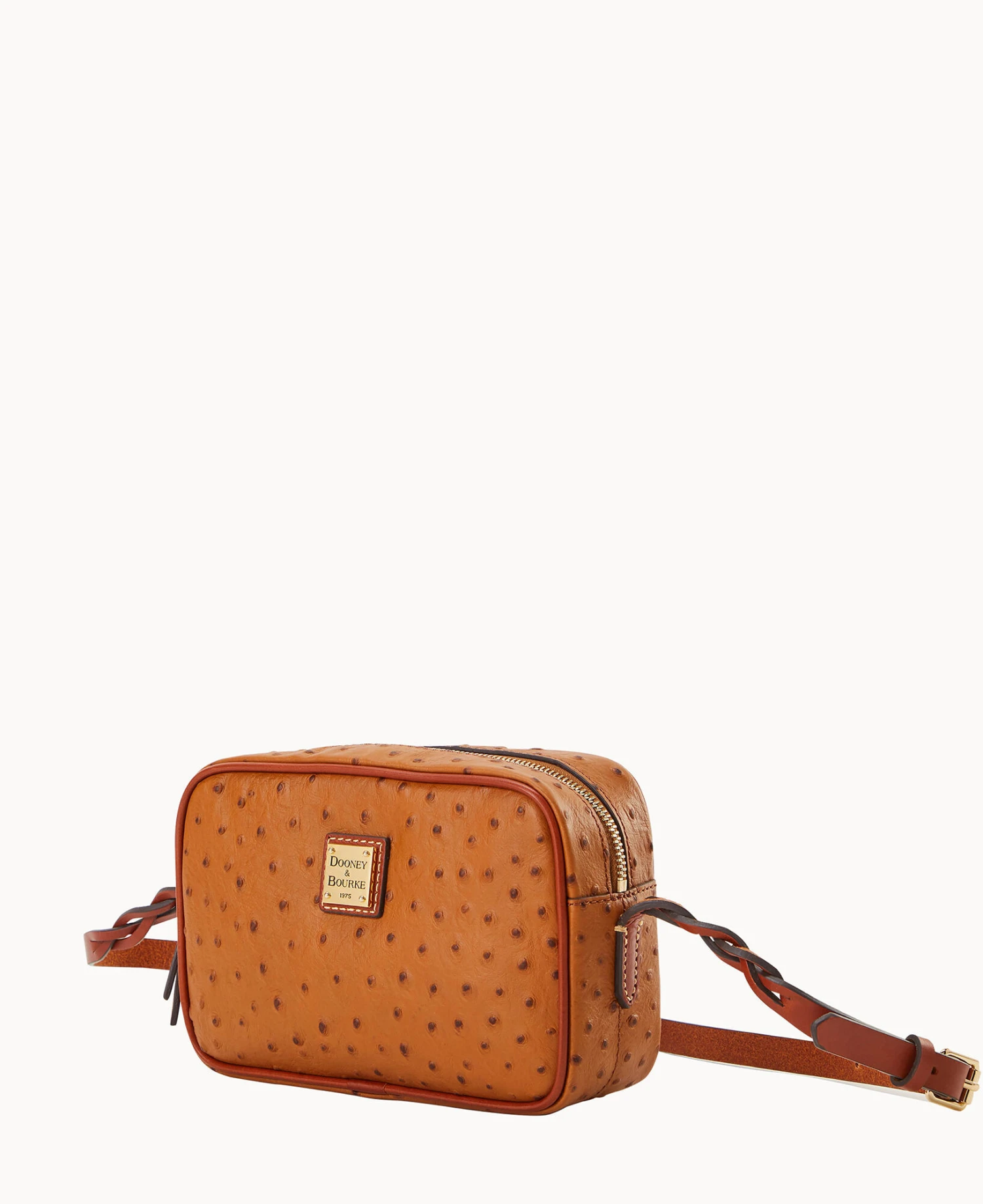 Ostrich Loni Crossbody Caramel 2 Ostrich Loni Crossbody Caramel - Image 2