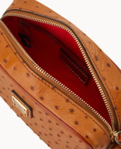 Ostrich Loni Crossbody Caramel 14 Ostrich Loni Crossbody Caramel -Dooney & Bourke B2414G OTCAPATN ALT2