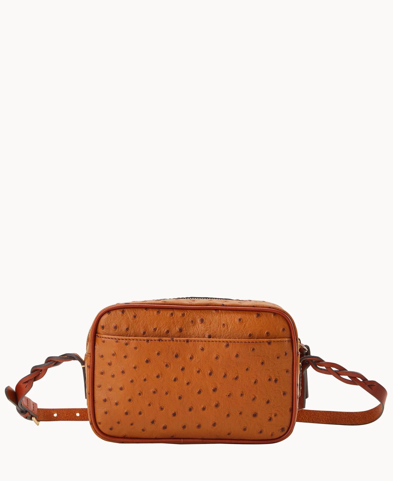 Ostrich Loni Crossbody Caramel 4 Ostrich Loni Crossbody Caramel - Image 4