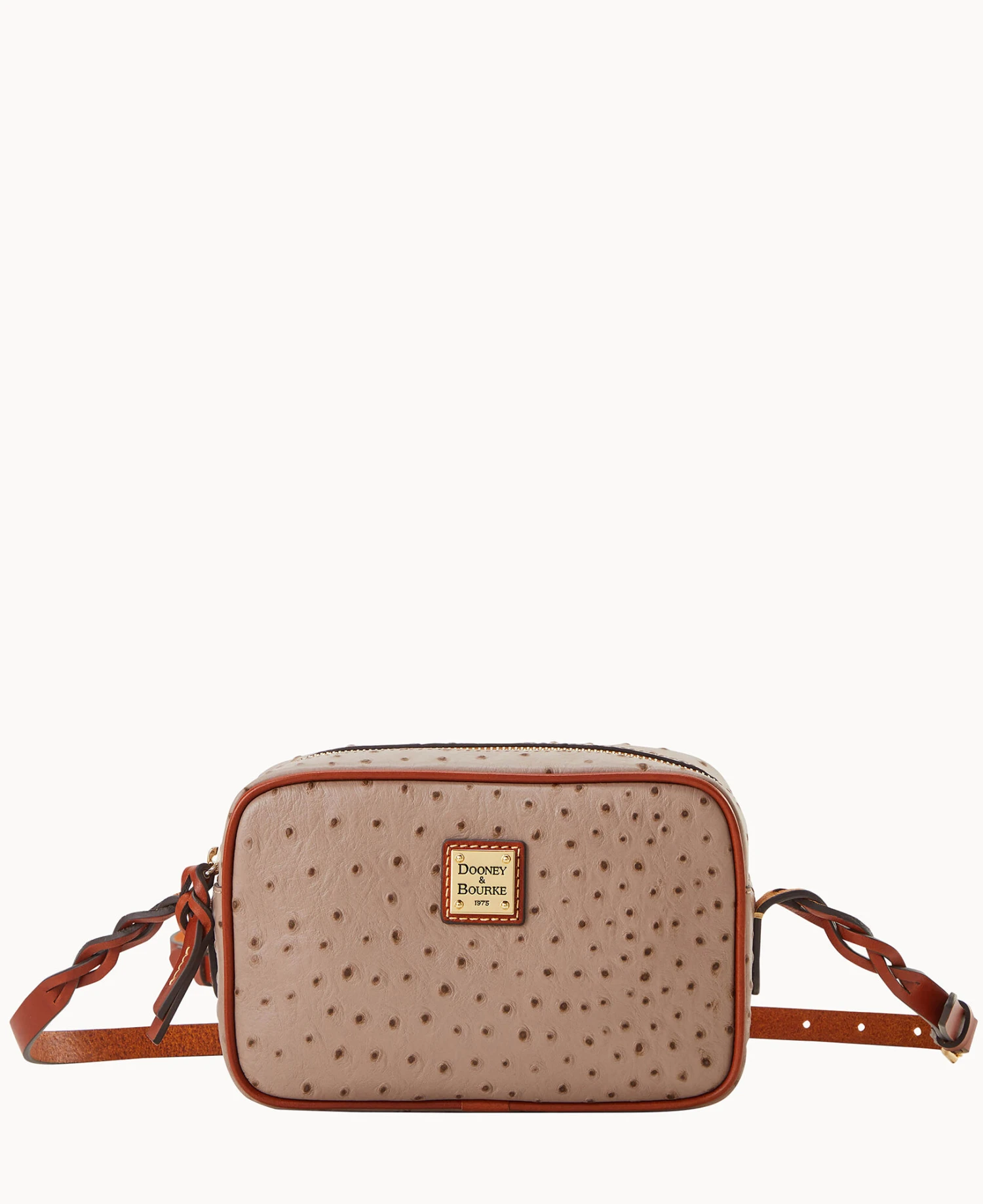 Ostrich Loni Crossbody Caramel 12 Ostrich Loni Crossbody Caramel - Image 12