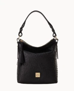Ostrich Randy Black -Dooney & Bourke B2423G OTBLPABL 1