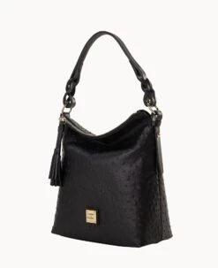 Ostrich Randy Black -Dooney & Bourke B2423G OTBLPABL ALT1 1