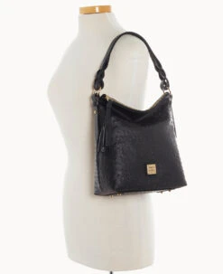 Ostrich Randy Black -Dooney & Bourke B2423G OTBLPABL ALT4