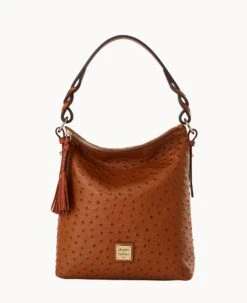 Ostrich Randy Black -Dooney & Bourke B2423G OTCAPATN