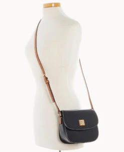 Wexford Leather Saddle Crossbody Black -Dooney & Bourke B2430G JKBLPANA ALT4