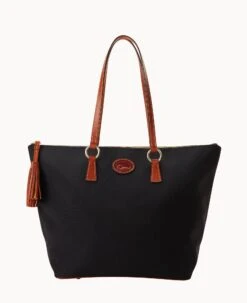 Nylon Tobi Tote Black Black -Dooney & Bourke B2431G INBLPATN