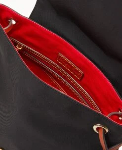 Nylon Flap Backpack Black -Dooney & Bourke B2503G INBLPATN ALT2 1