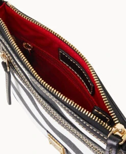 Serengeti Letter Carrier Zebra 11 Serengeti Letter Carrier Zebra -Dooney & Bourke B2722G 3RZEPABL ALT2