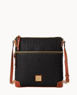 Ostrich Crossbody Plum Wine -Dooney & Bourke B3264G OTBLPATN