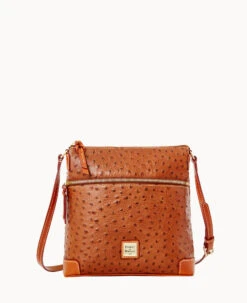 Ostrich Crossbody Plum Wine -Dooney & Bourke B3264G OTCGPATN
