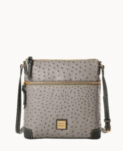 Ostrich Crossbody Plum Wine -Dooney & Bourke B3264G OTGYPABL