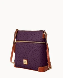 Ostrich Crossbody Plum Wine -Dooney & Bourke B3264G OTXPPATN ALT1 1