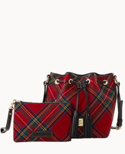 Tartan Serena Crossbody Red -Dooney & Bourke B4129G TTRDPABL ALT3
