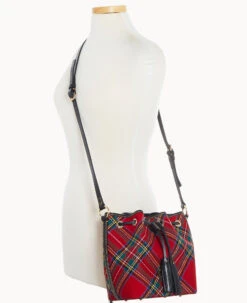 Tartan Serena Crossbody Red -Dooney & Bourke B4129G TTRDPABL ALT4