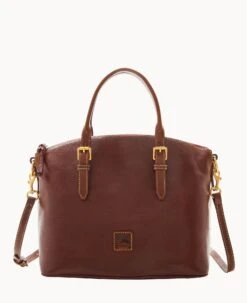 Florentine Domed Satchel Chestnut -Dooney & Bourke B9062D SCCSSCCS 1