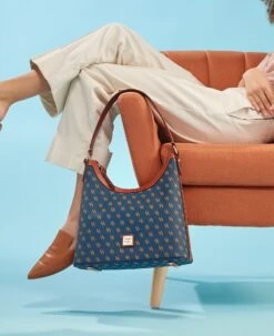 Gretta Hobo Bordeaux -Dooney & Bourke BGRET1613 ILD lifestyle 1