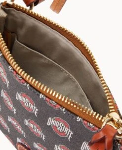 Collegiate Ohio State University Small North South Top Zip Crossbody Ohio State -Dooney & Bourke BL370G AABLPATNOHST ALT2 1