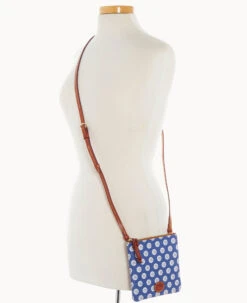 MLB Cubs Small North South Top Zip Crossbody Cubs 12 MLB Cubs Small North South Top Zip Crossbody Cubs -Dooney & Bourke BL370G MJBUPATNCUBS ALT4