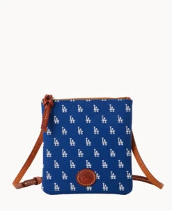 MLB Dodgers Small North South Top Zip Crossbody Dodgers -Dooney & Bourke BL370G MJBUPATNDODG 2