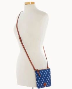 MLB Dodgers Small North South Top Zip Crossbody Dodgers -Dooney & Bourke BL370G MJBUPATNDODG ALT4 1