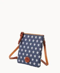 MLB Astros Small North South Top Zip Crossbody Astros 14 MLB Astros Small North South Top Zip Crossbody Astros -Dooney & Bourke BL370G MJNVPATNASTO ALT1 1