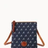MLB Braves Small North South Top Zip Crossbody Braves